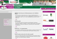Homepage des Gourmet Marathon